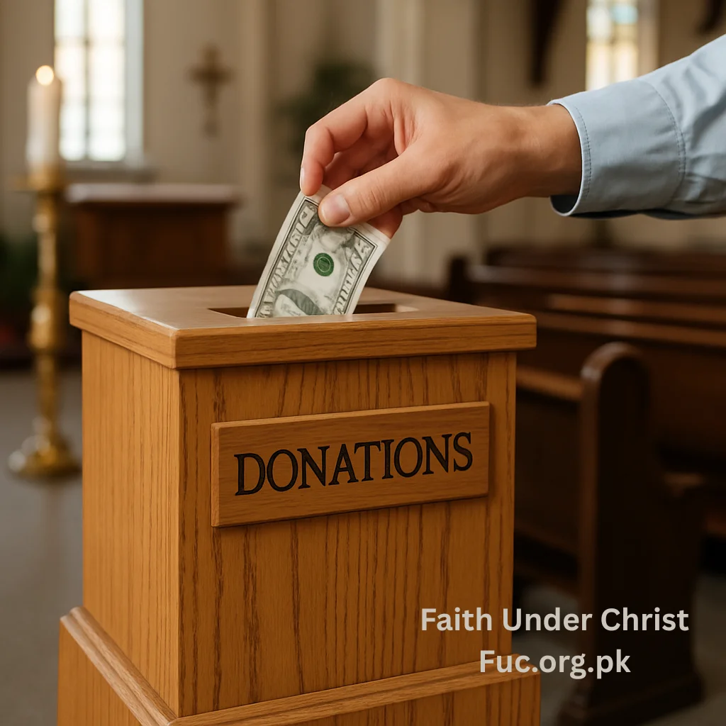 church donation box